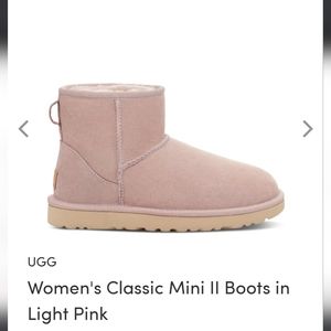 Ugg women's classic mini boots size 6